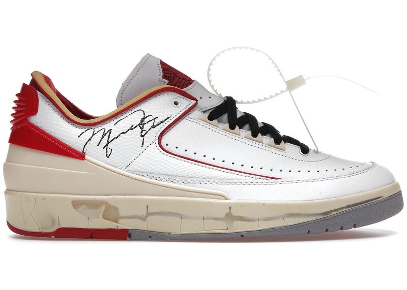 J 2 Retro Low SP OW White Red