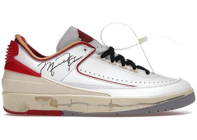 J 2 Retro Low SP OW White Red