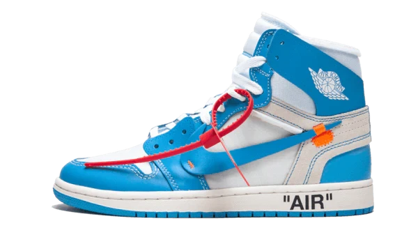 J 1 Retro High OW University Blue UNC