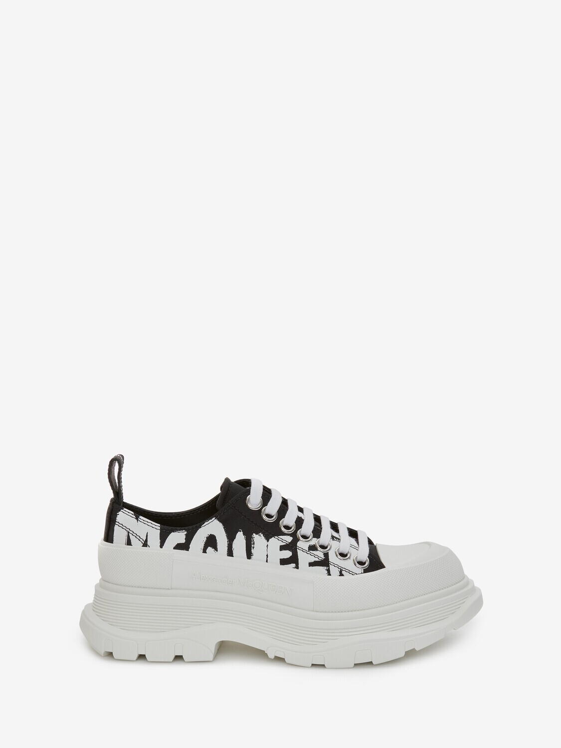 AMQ - Sneakers Tread Slick Graffiti White &amp; Black