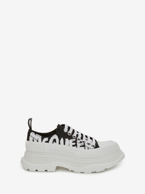 AMQ - Sneakers Tread Slick Graffiti White &amp; Black