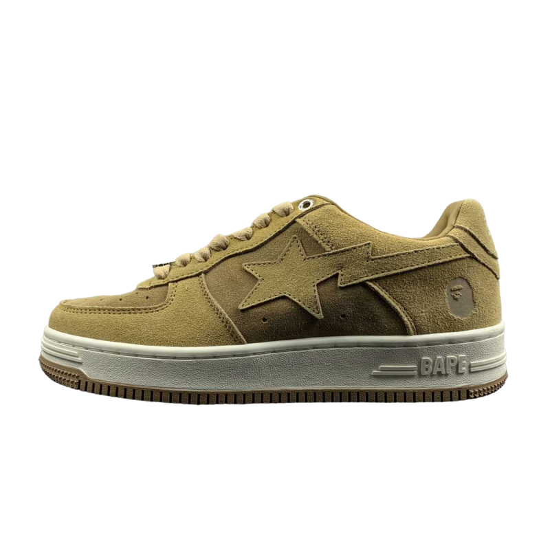 BAPE Low Suede Beige