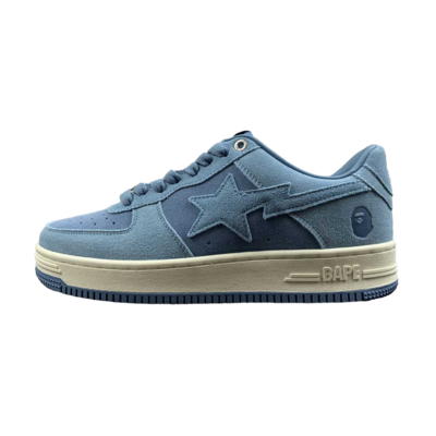 BAPE Low Suede Blue