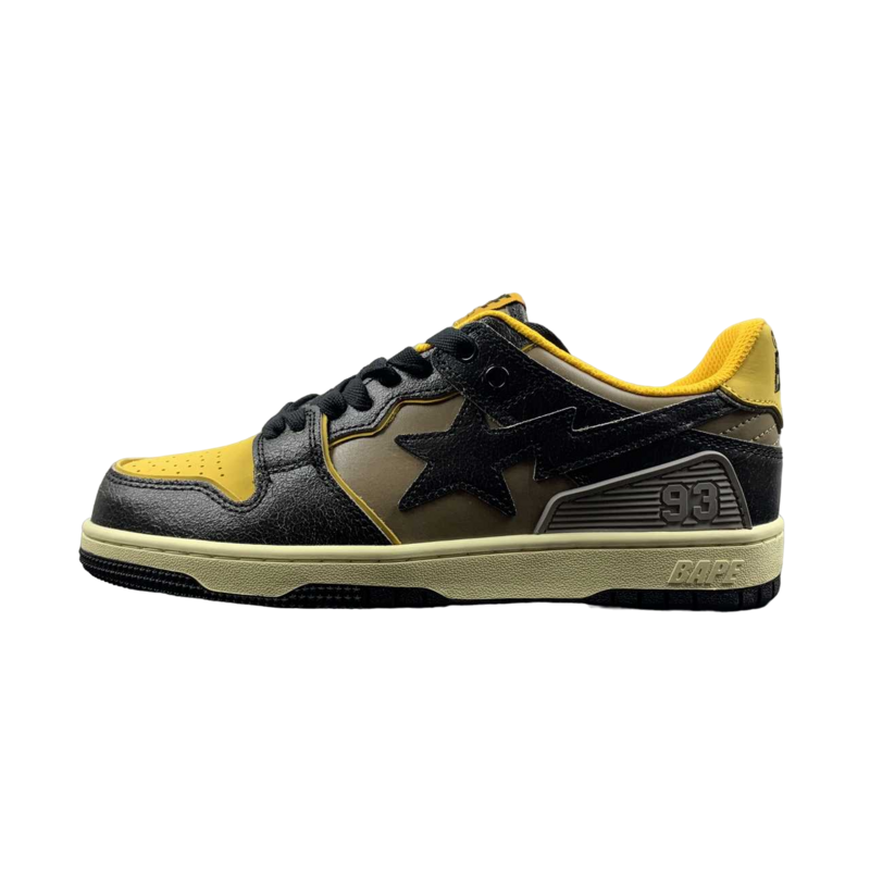 BAPE Low Vintage Black &amp; Yellow