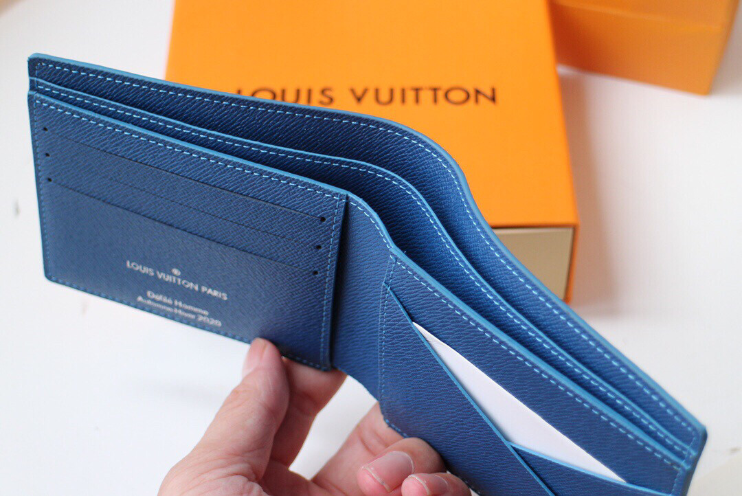 Portafoglio LV Azzurro Gradiente