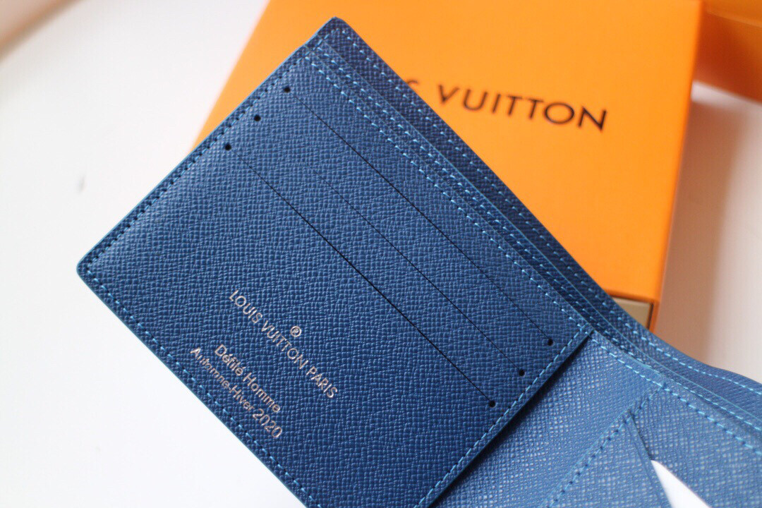 Portafoglio LV Azzurro Gradiente