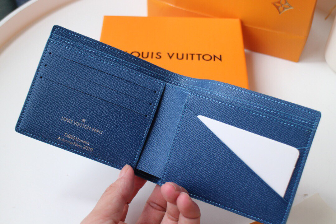 Portafoglio LV Azzurro Gradiente