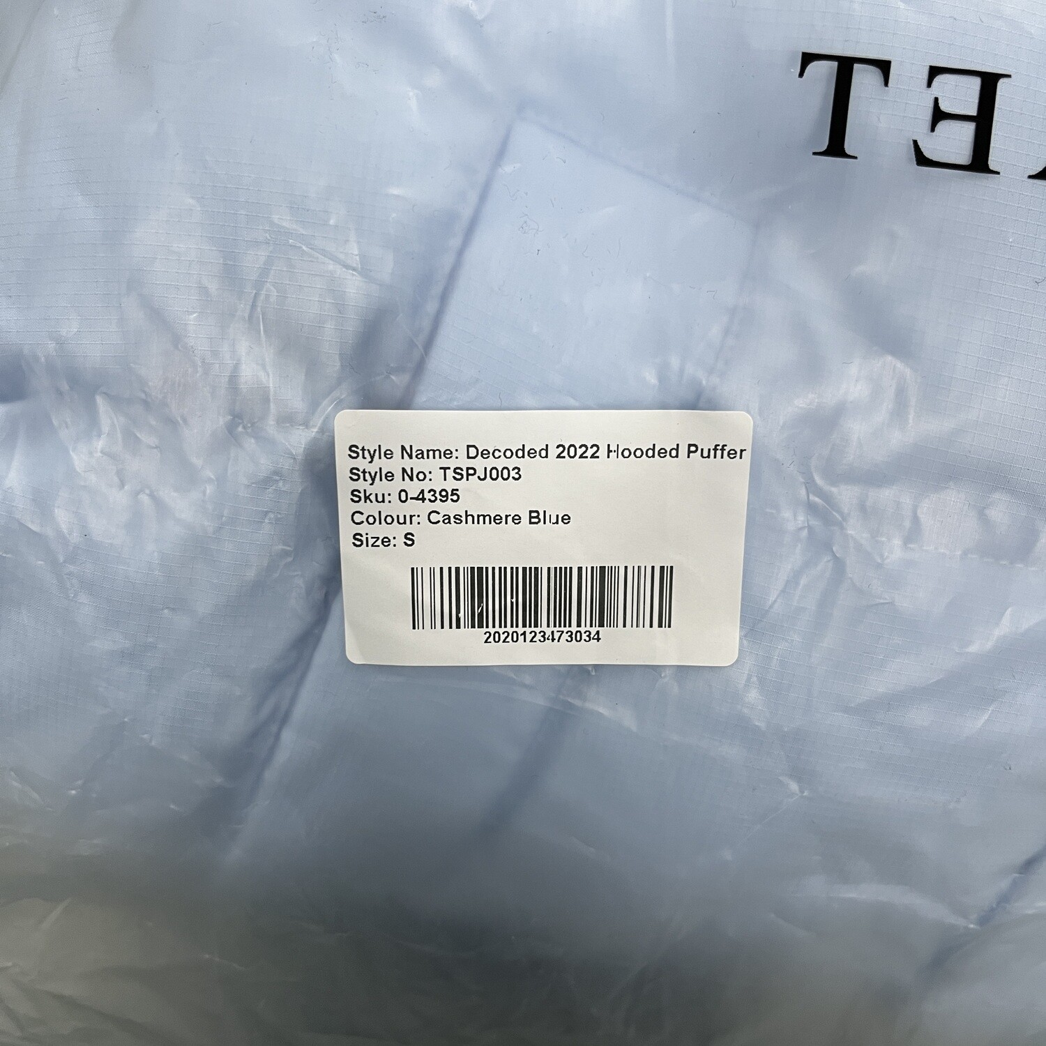 Giubbotto TS Con Cappuccio 2.0 Ice Blue