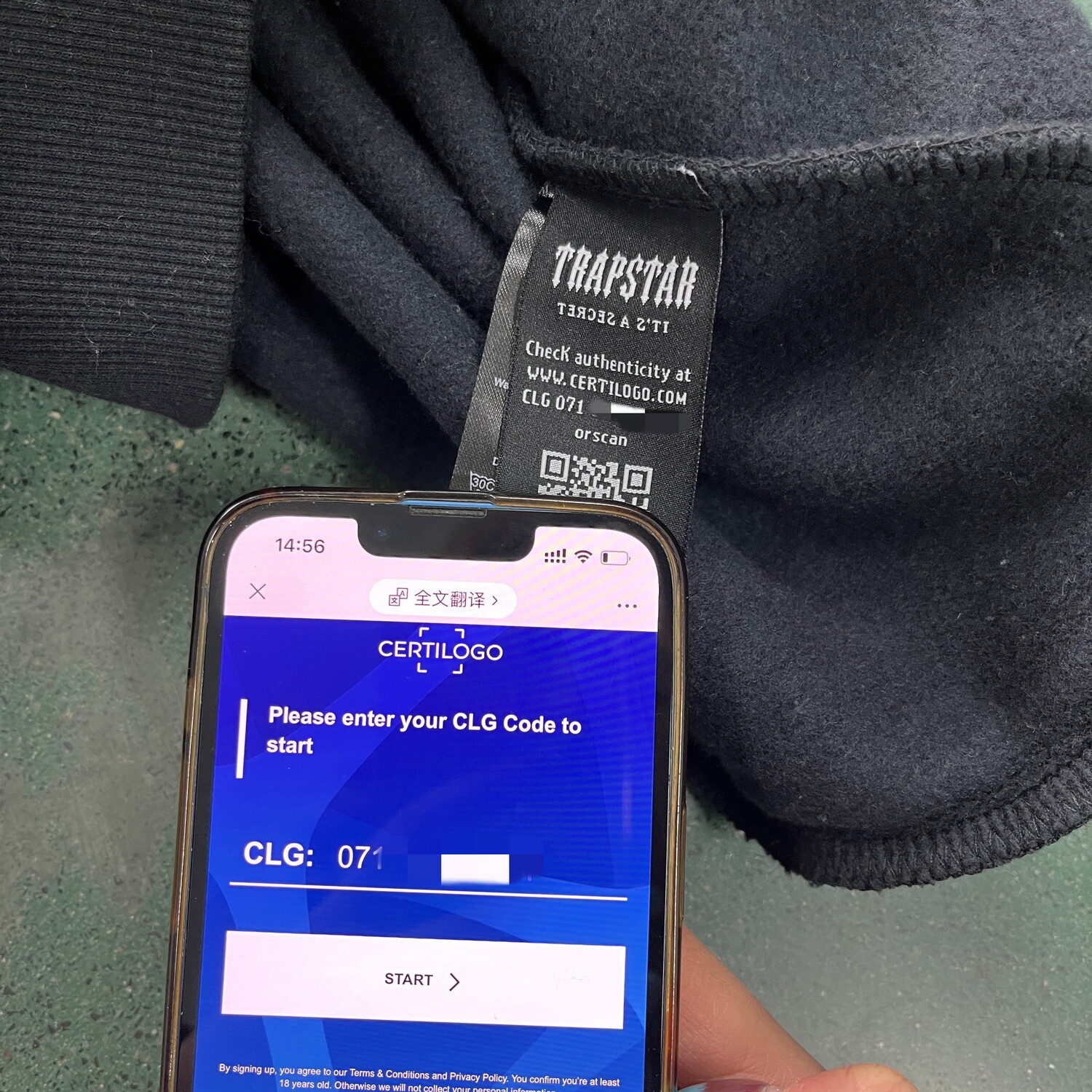 Tracksuit TS Chenille Decoded 2.0 Revolution Grigia