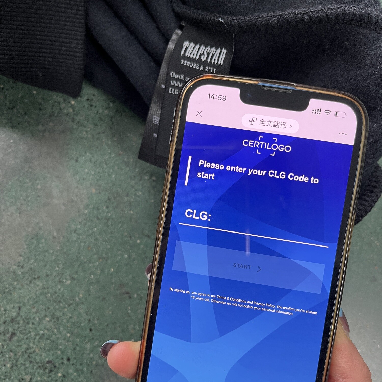 Tracksuit TS Chenille Decoded 2.0 Revolution Grigia