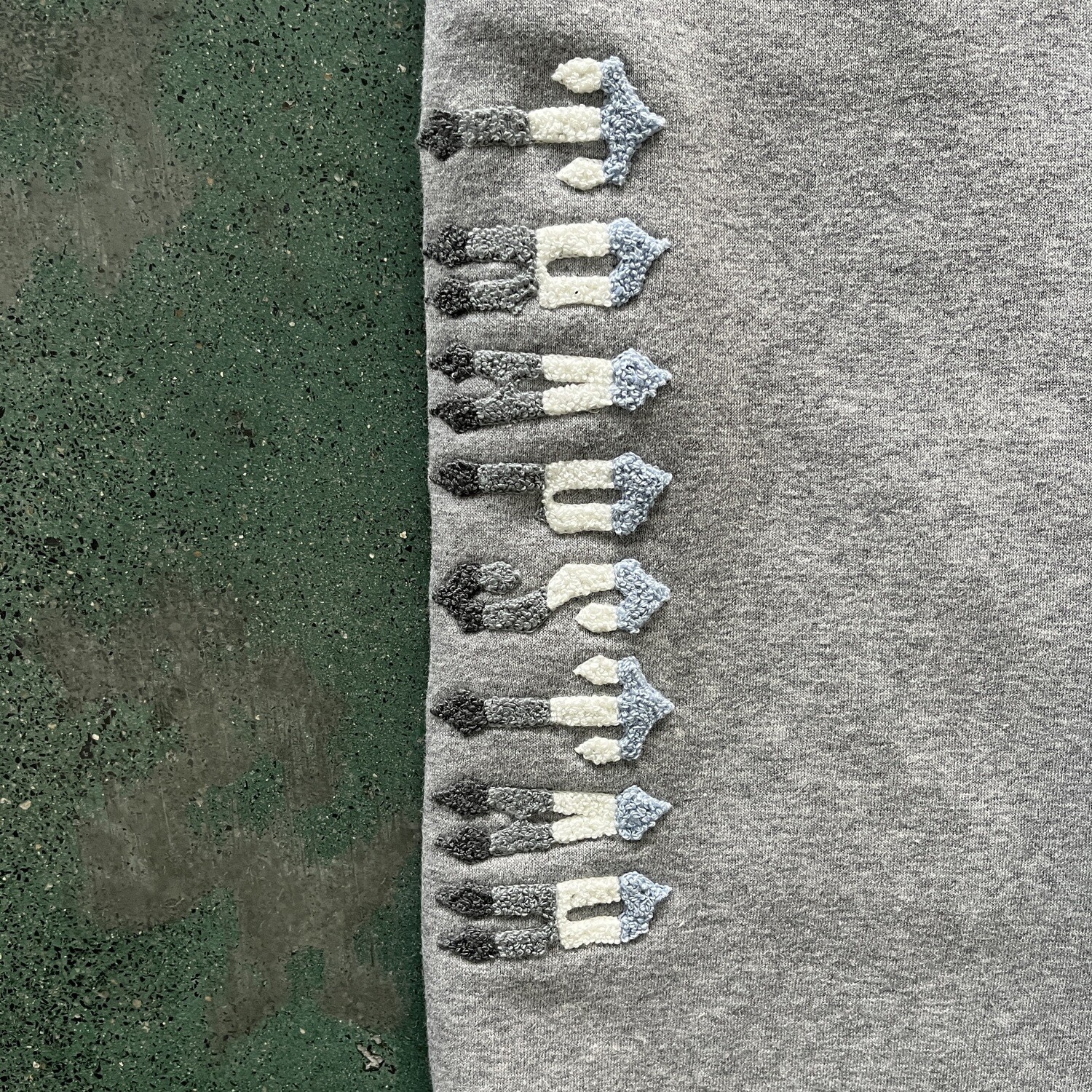 Tracksuit TS Chenille Decoded 2.0 Con Cappuccio Grigia