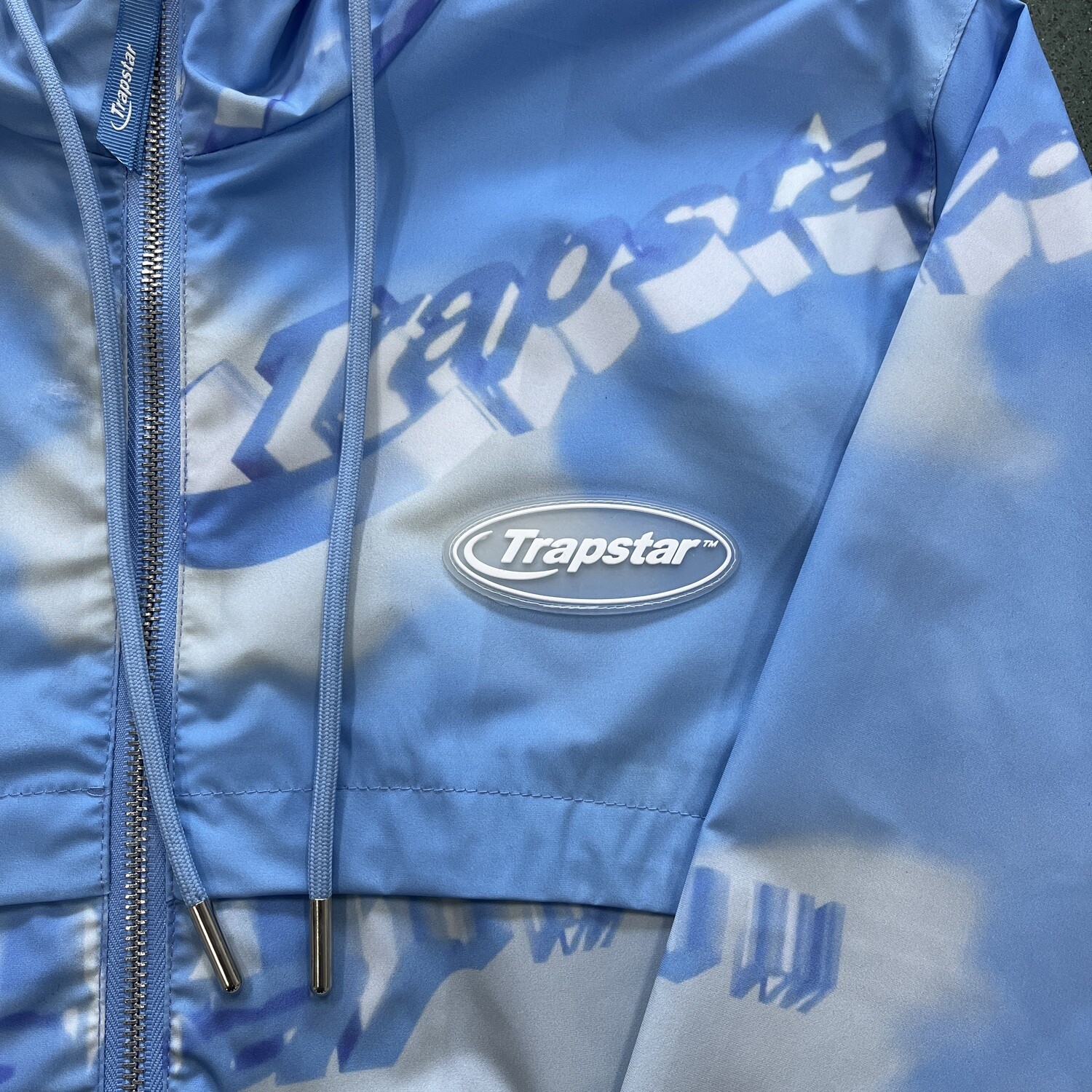 Giacca A Vento TS Irongate T Jacquard  Azzurro