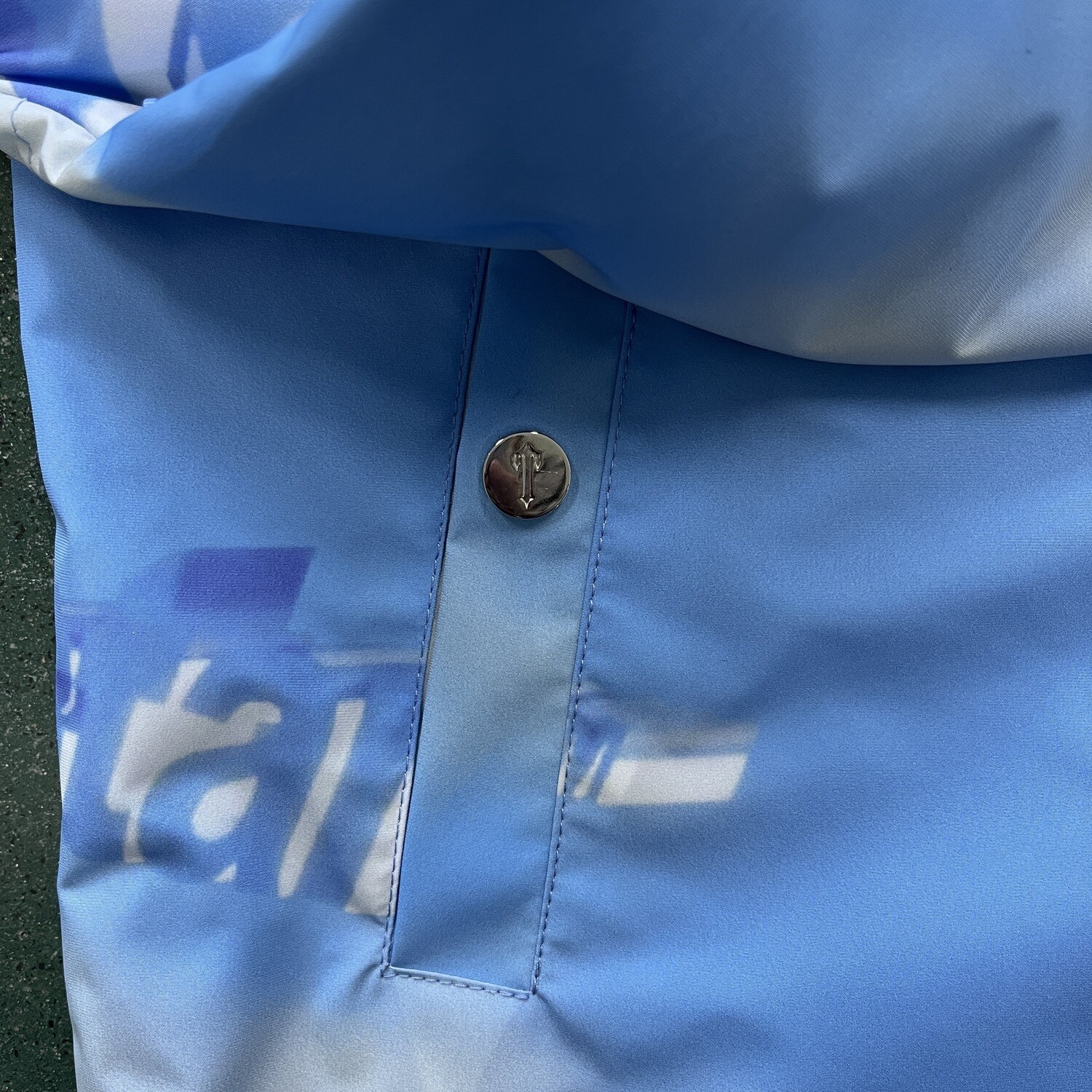 Giacca A Vento TS Irongate T Jacquard  Azzurro