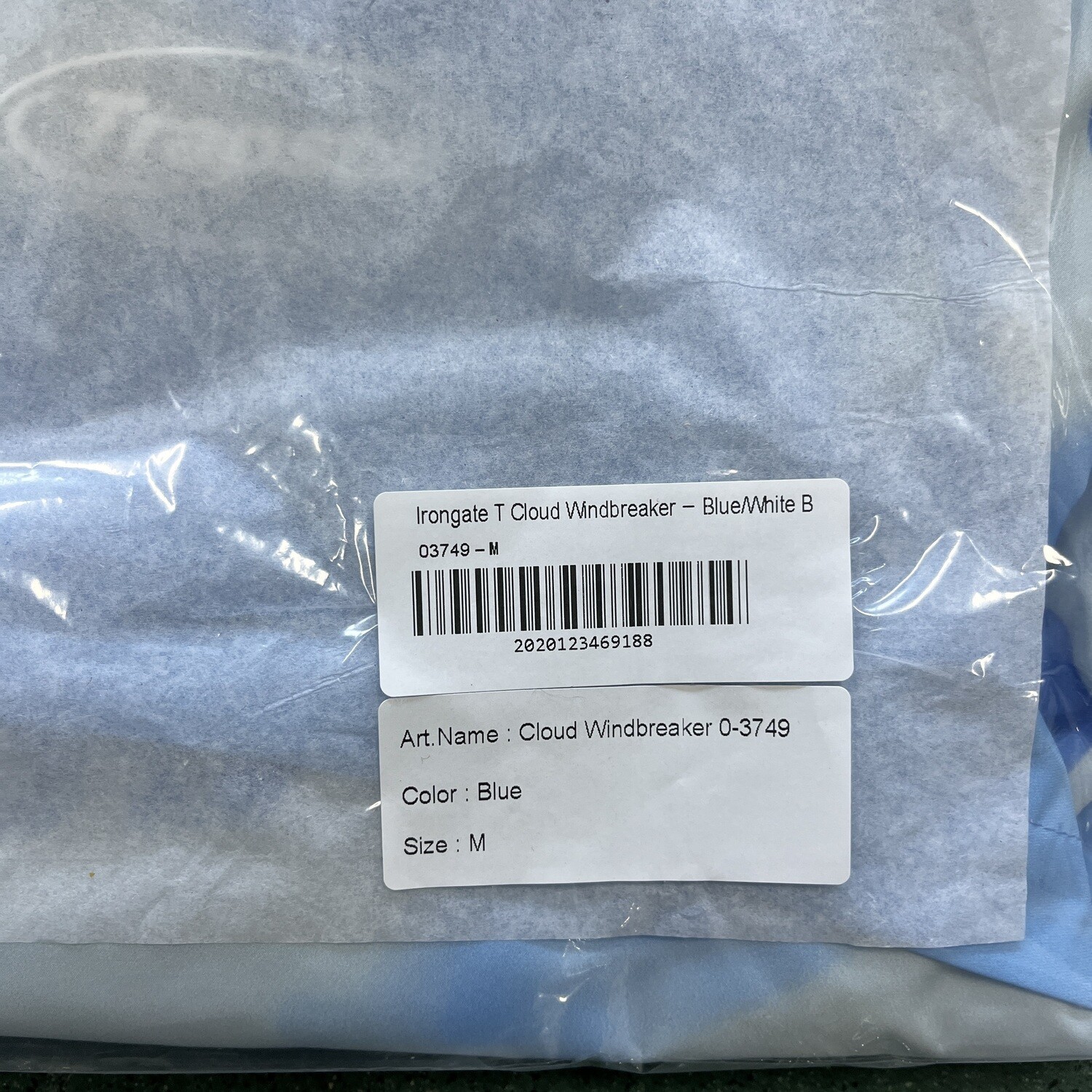 Giacca A Vento TS Irongate T Jacquard  Azzurro