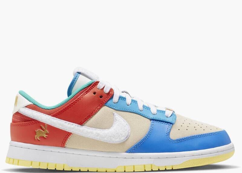 Nike Dunk Low Retro PRM Year of the Rabbit Blue Orange Cream