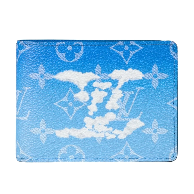 Portafoglio LV Azzurro Gradiente