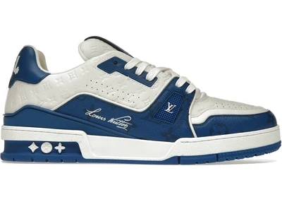 Trainer Blu &amp; Bianco Signature