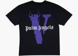 Vlone x Palm Angels T-Shirt Nero/Viola