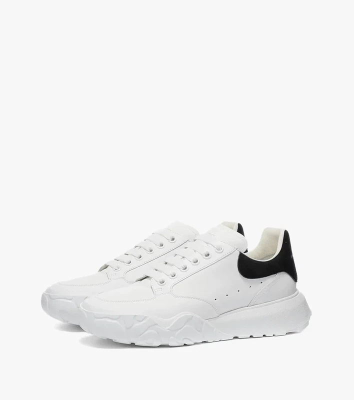 AMQ Court Low-Top Black &amp; White