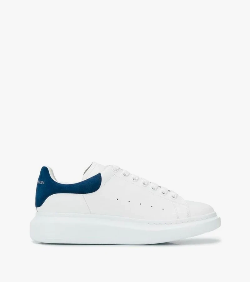 AMQ Oversized Low-Top White &amp; Blue