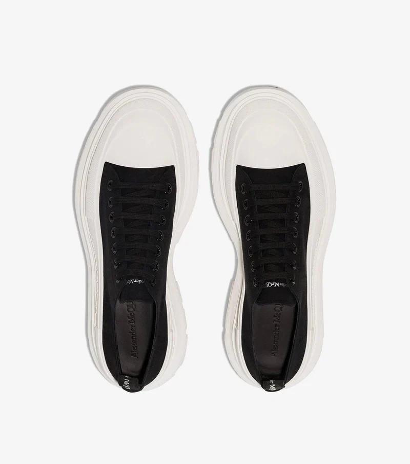 AMQ Tread Slick Lace-Up Black &amp; White