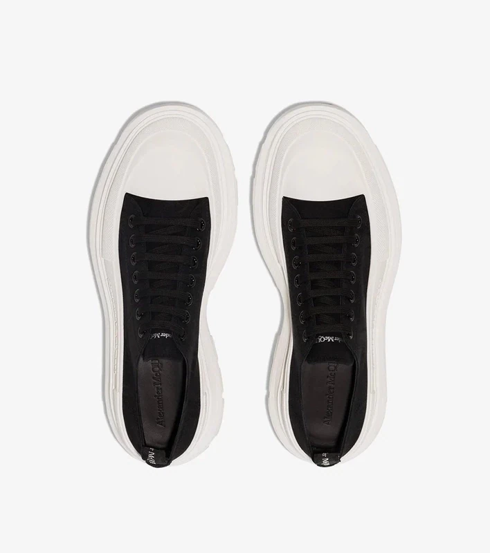 AMQ Tread Slick Lace-Up Black &amp; White