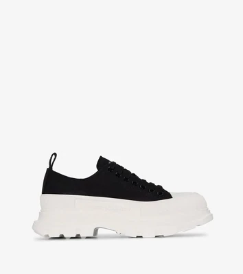 AMQ Tread Slick Lace-Up Black &amp; White