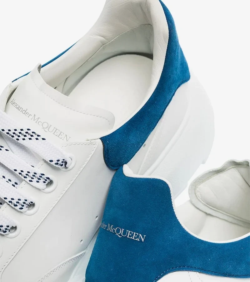 AMQ Court Low-Top White &amp; Blue