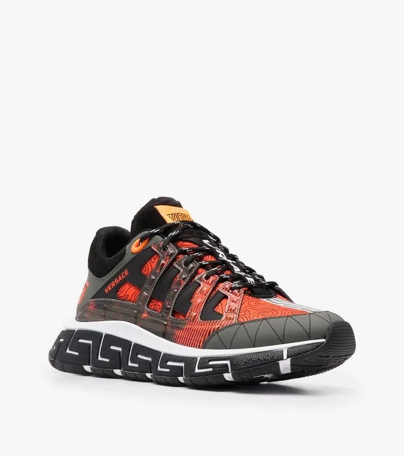  Trigreca panelled lace-up