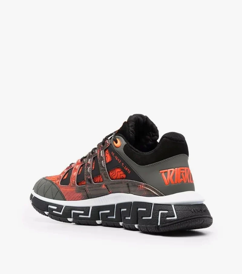  Trigreca panelled lace-up