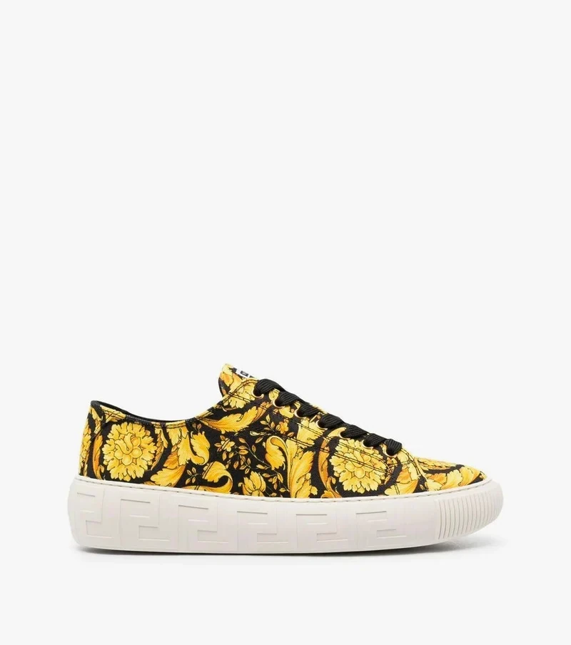  Greca Barocco print low-top