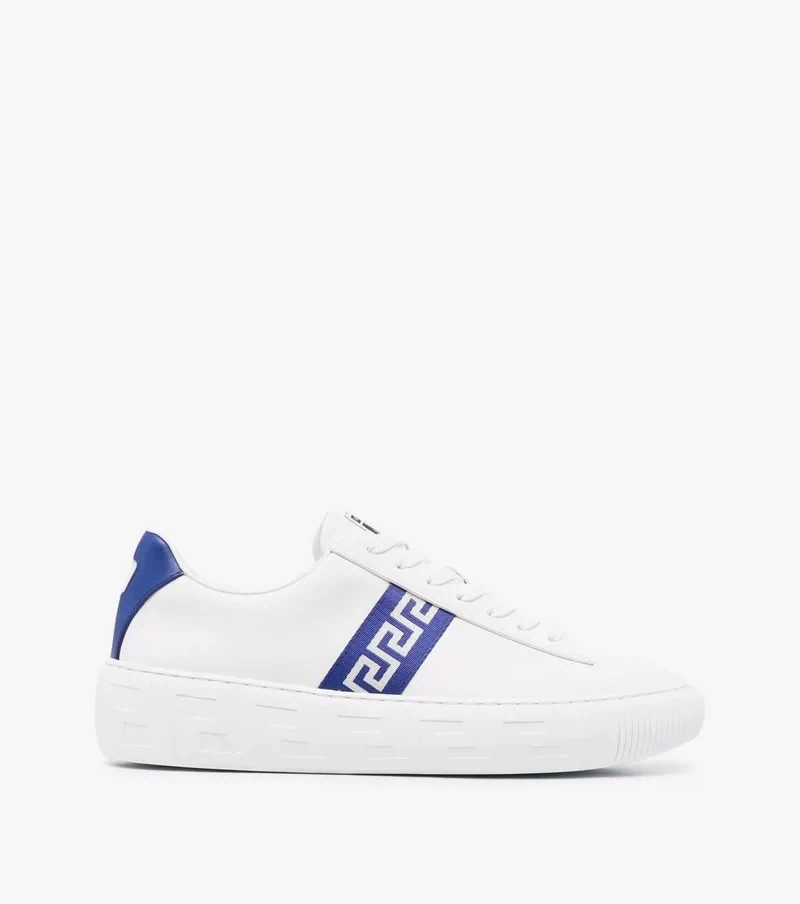  Greca stripe low-top