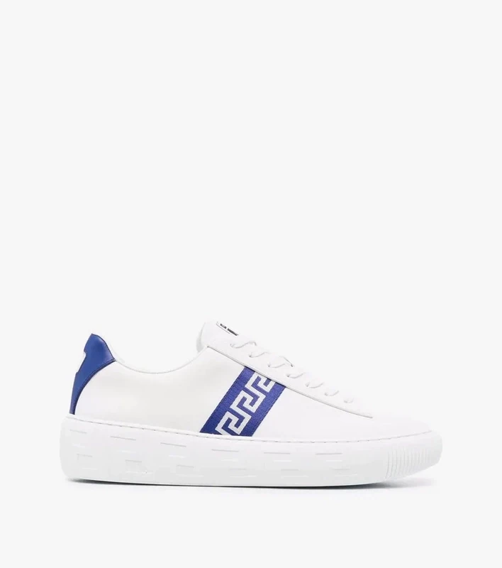  Greca stripe low-top