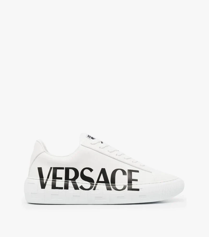  Greca logo-print low-top