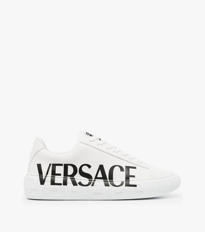 Versace Greca logo-print low-top