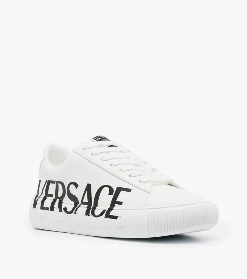  Greca logo-print low-top