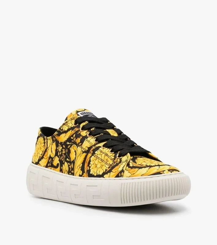  Greca Barocco print low-top