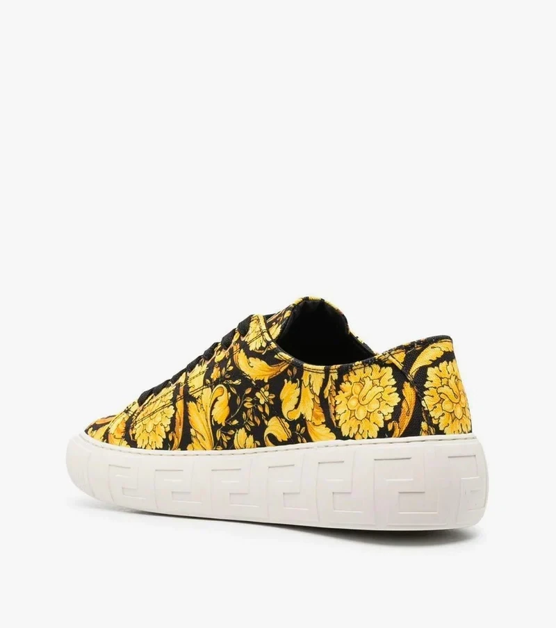  Greca Barocco print low-top