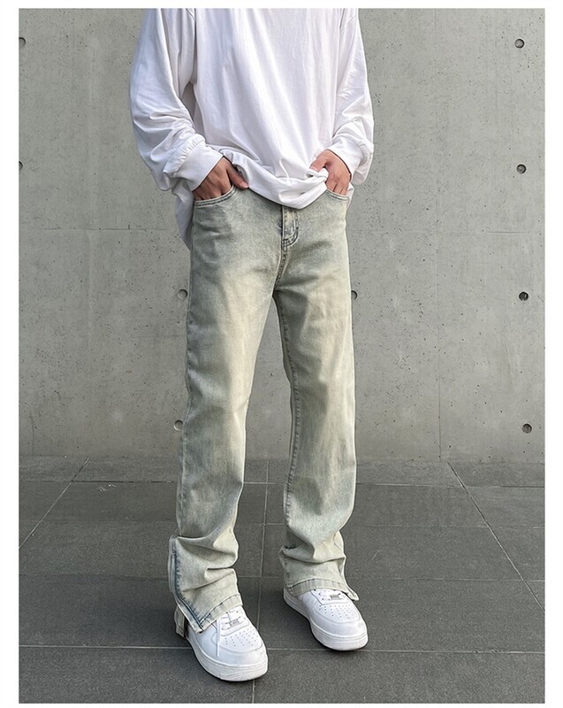 Jeans Streetwear con zip