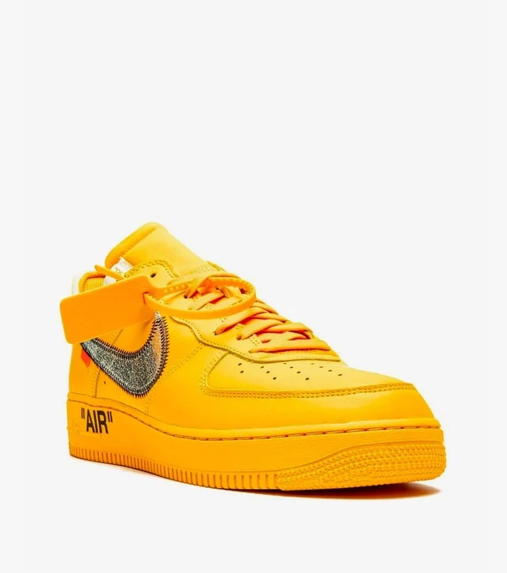 AF1 Low OW University Gold Metallic Silver