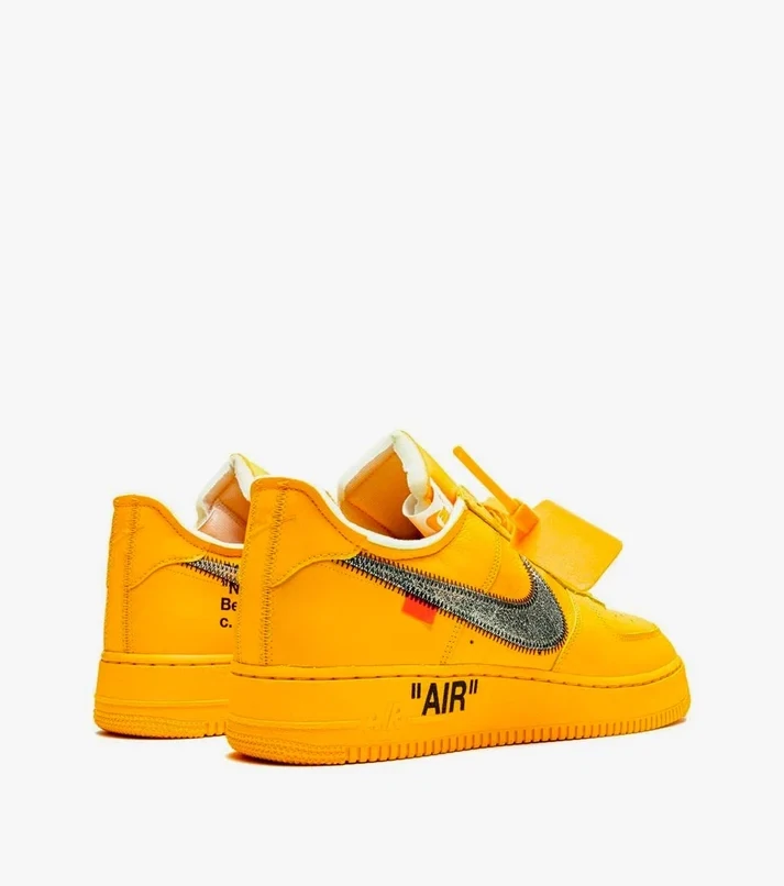 AF1 Low OW University Gold Metallic Silver