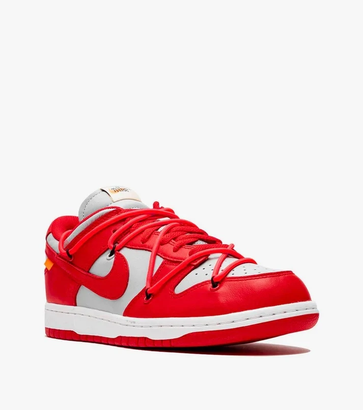  Dunk Low X OW University Red
