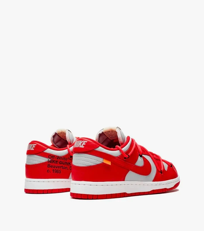  Dunk Low X OW University Red