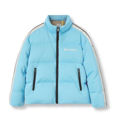 TOP Giacca Palm Angels x MNCLR Azzurra(Real Feather)