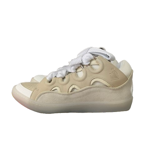 Curb Sneaker Beige &amp; Bianco