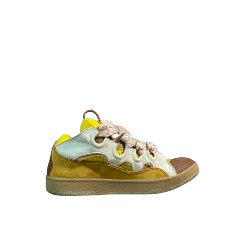 Curb Sneaker Giallo &amp; Bianco