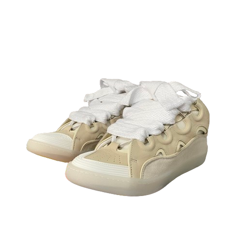 Curb Sneaker Beige &amp; Bianco