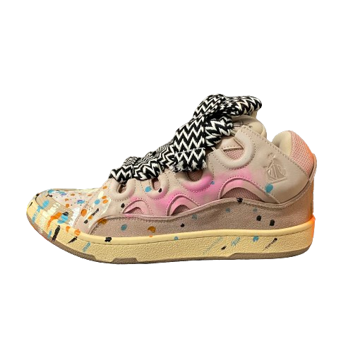 Curb Sneaker Pale Pink Multi