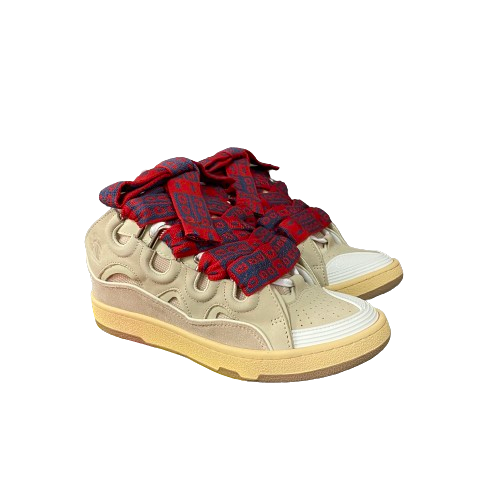 Curb Sneaker Rosso &amp; Beige