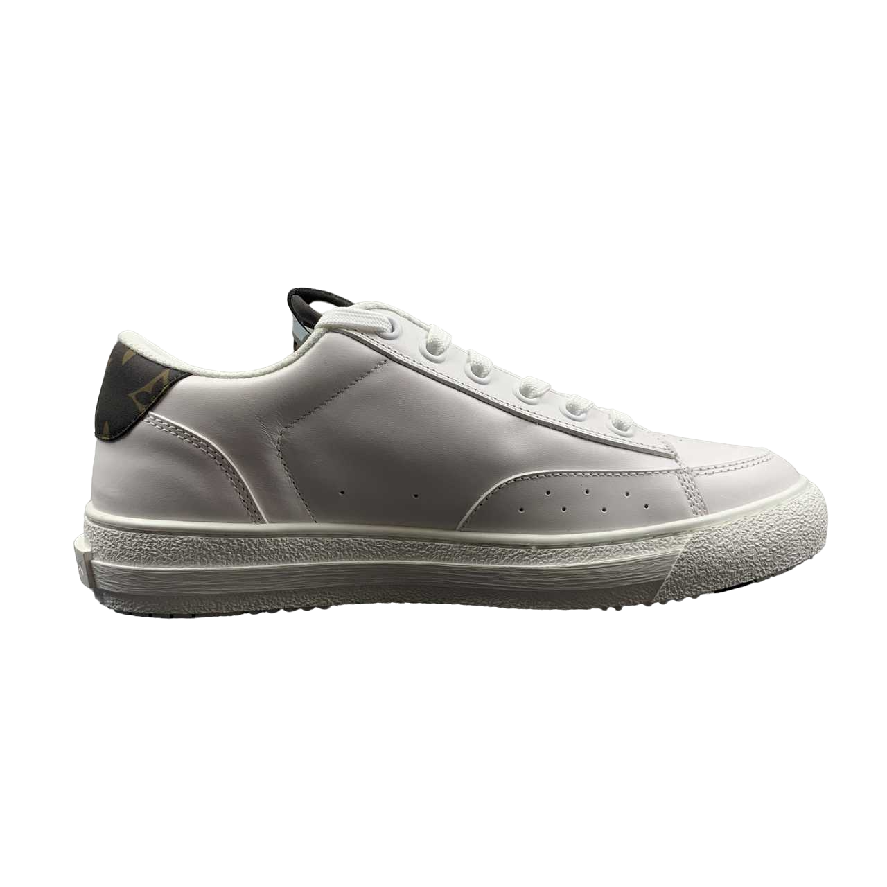 Sneakers In Pelle Bianco